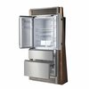 Forno Bovino 37In. French Door Stainless Steel Refrigerator Decorative Grill FFFFD1907-37SG